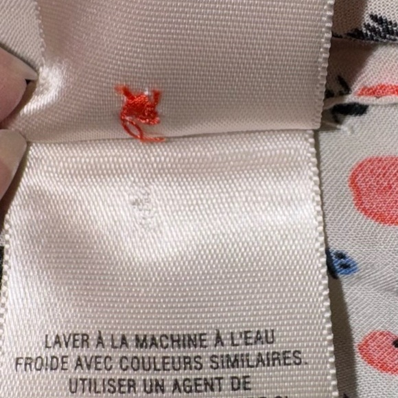 Anthropologie Maeve Womens Calia Pintuck Printed Tunic blouse. Size 6. EUC - Picture 11 of 12